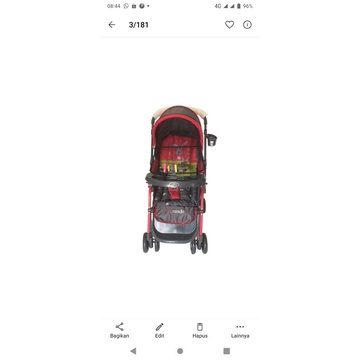 preloved stroller pliko grande