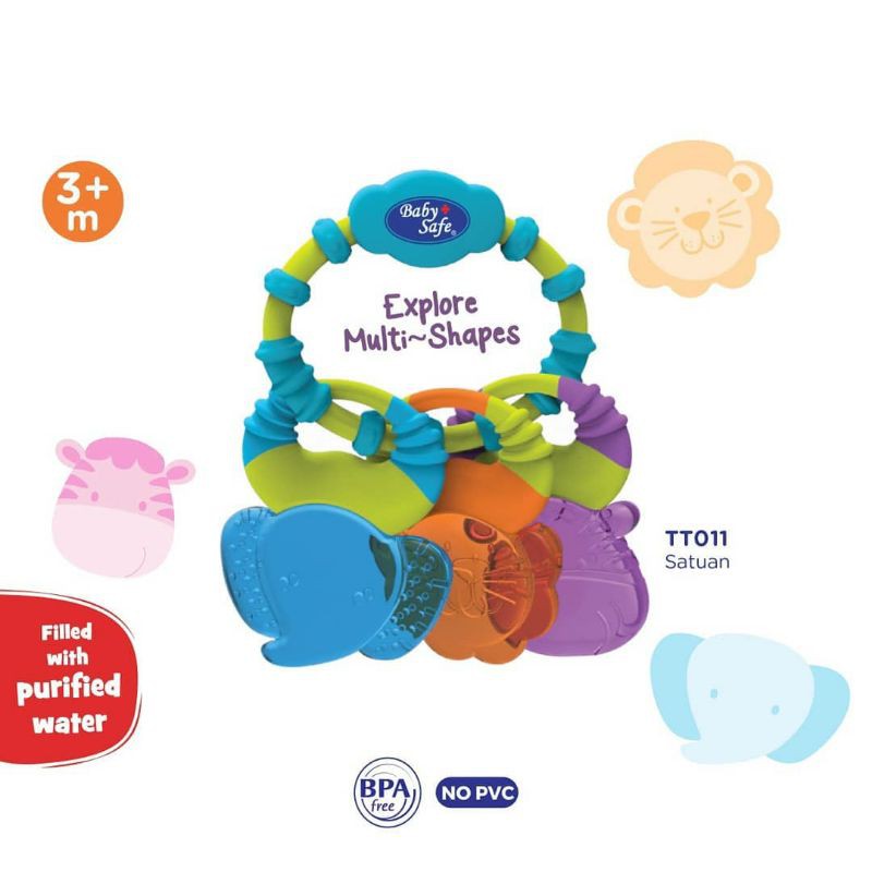 BABY SAFE FUN-SHAPES TEETHER TT011