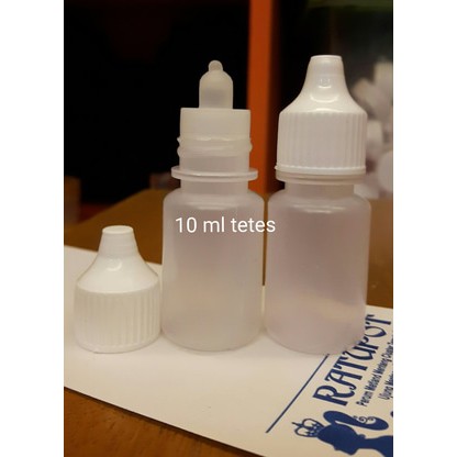 Botol tetes 10  ml bening
