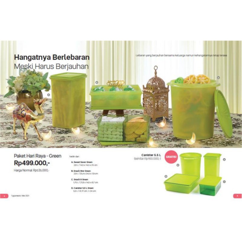 Perlengkapan dari Tupperware dijamin ORIGINIL.