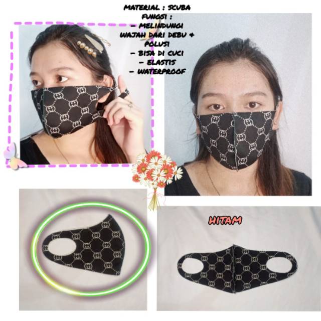 Masker Scuba Corak