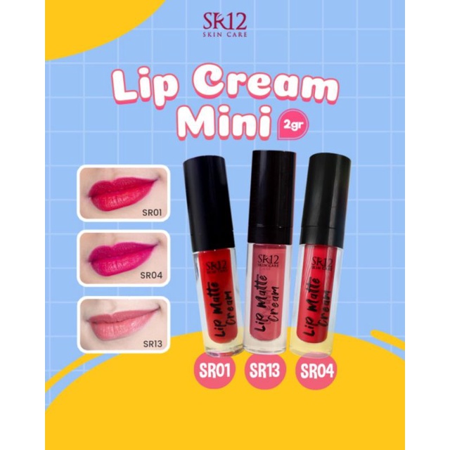 SR12 Lip matte Cream mini 2gr