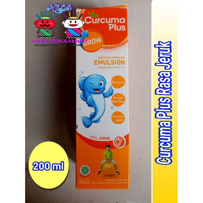 Curcuma Plus Rasa Jeruk 200 ml