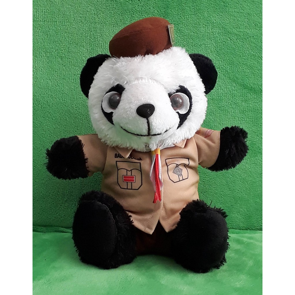 Boneka Pramuka  Karakter Panda Duduk