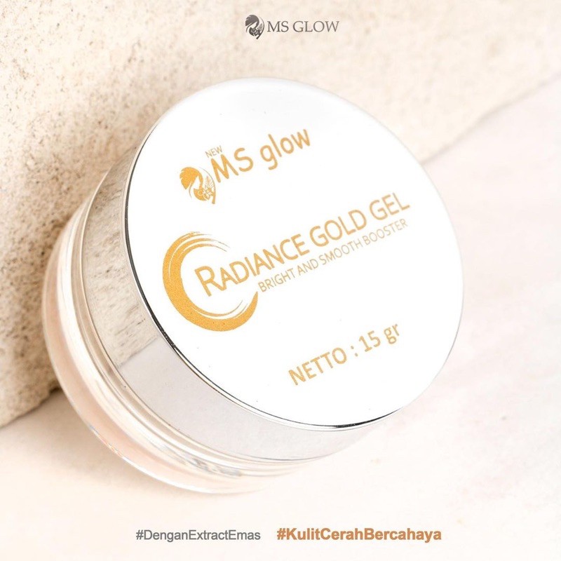 Radiant gold gel ms glow