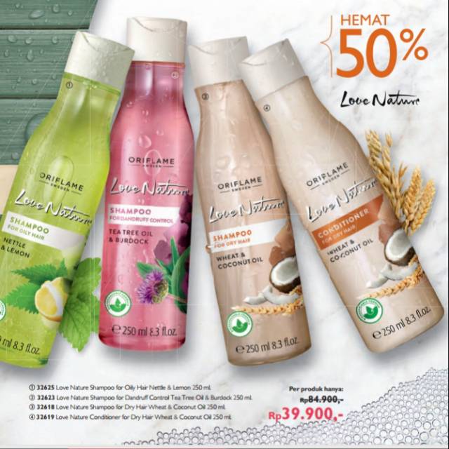 Love nature shampoo