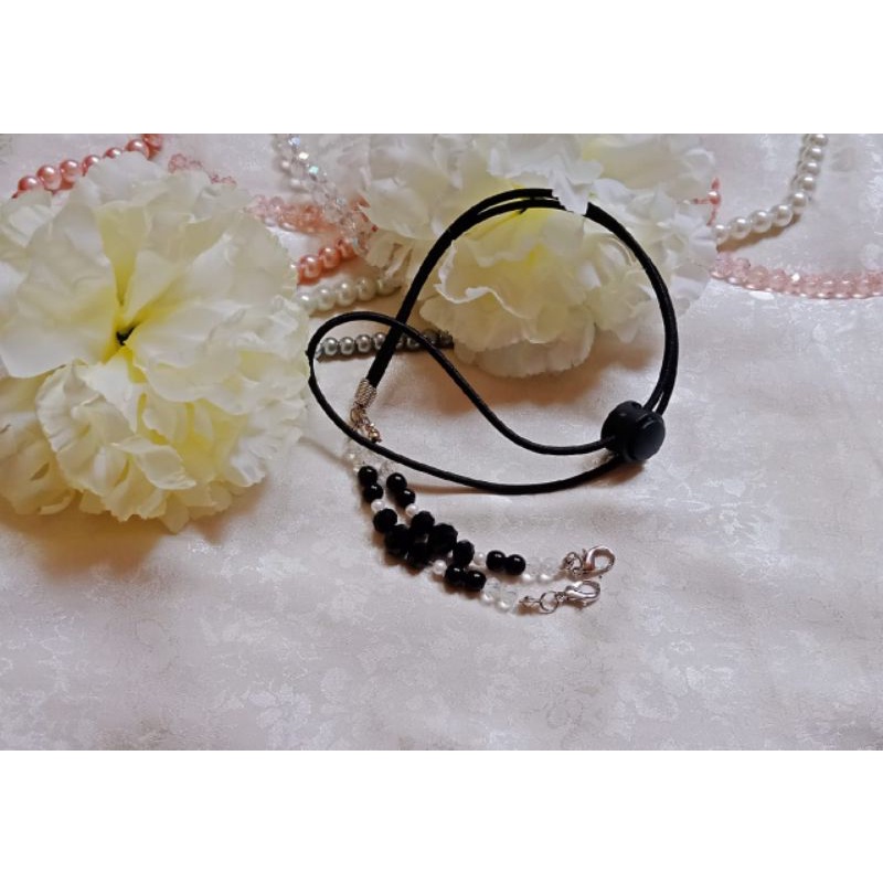 strap mask dewasa seri hitam