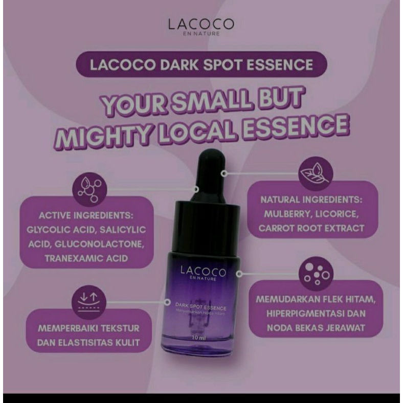 lacoco dark spot essence 100%ORIGINAL