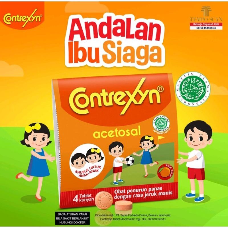 Contrexyn anak 4 tabs