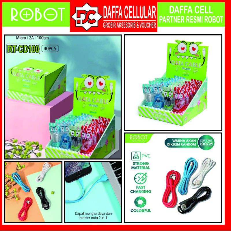 ROBOT Kabel RT-CD100 1Pak (Isi 40pc)