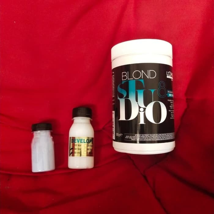 1 set loreal blond studio 30gr bleaching rambut
