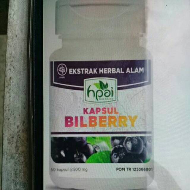 Kapsul bilberry
