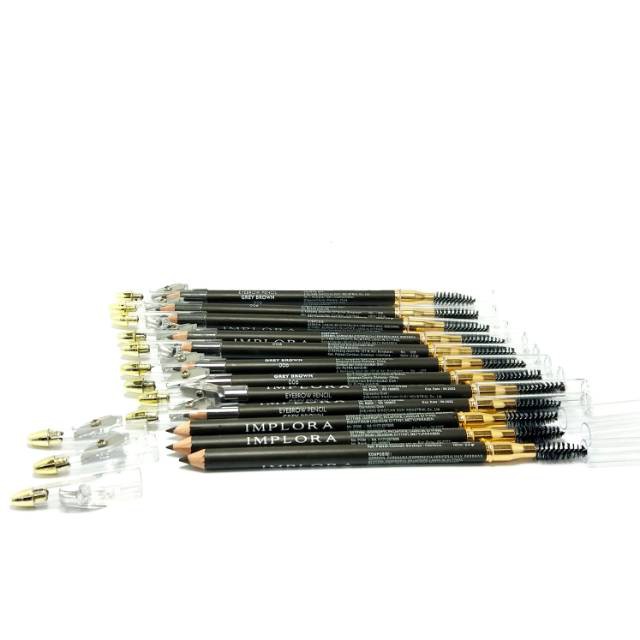 PENSIL ALIS IMPLORA GREY BROWN BPOM ecer