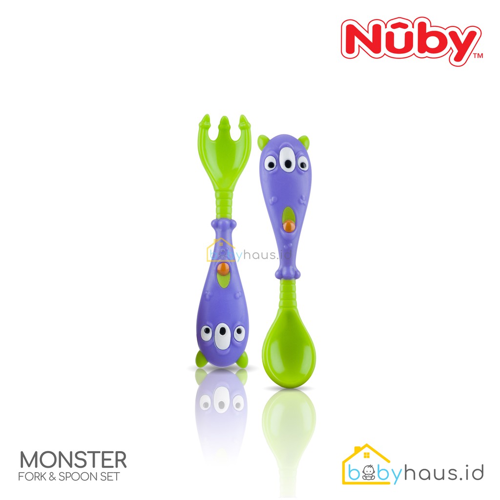NUBY - MONSTER FORK & SPOON