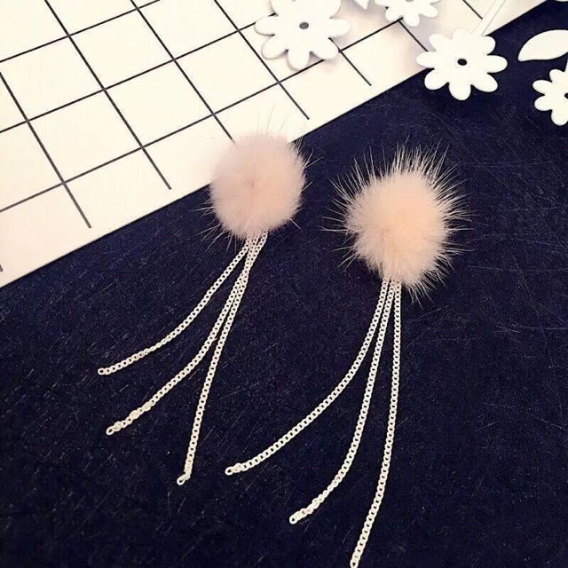 ASPF001 - Anting fur triple long chains