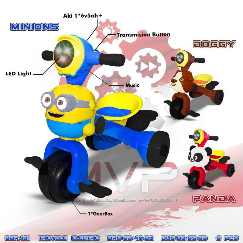 Sepeda Roda Tiga Minion