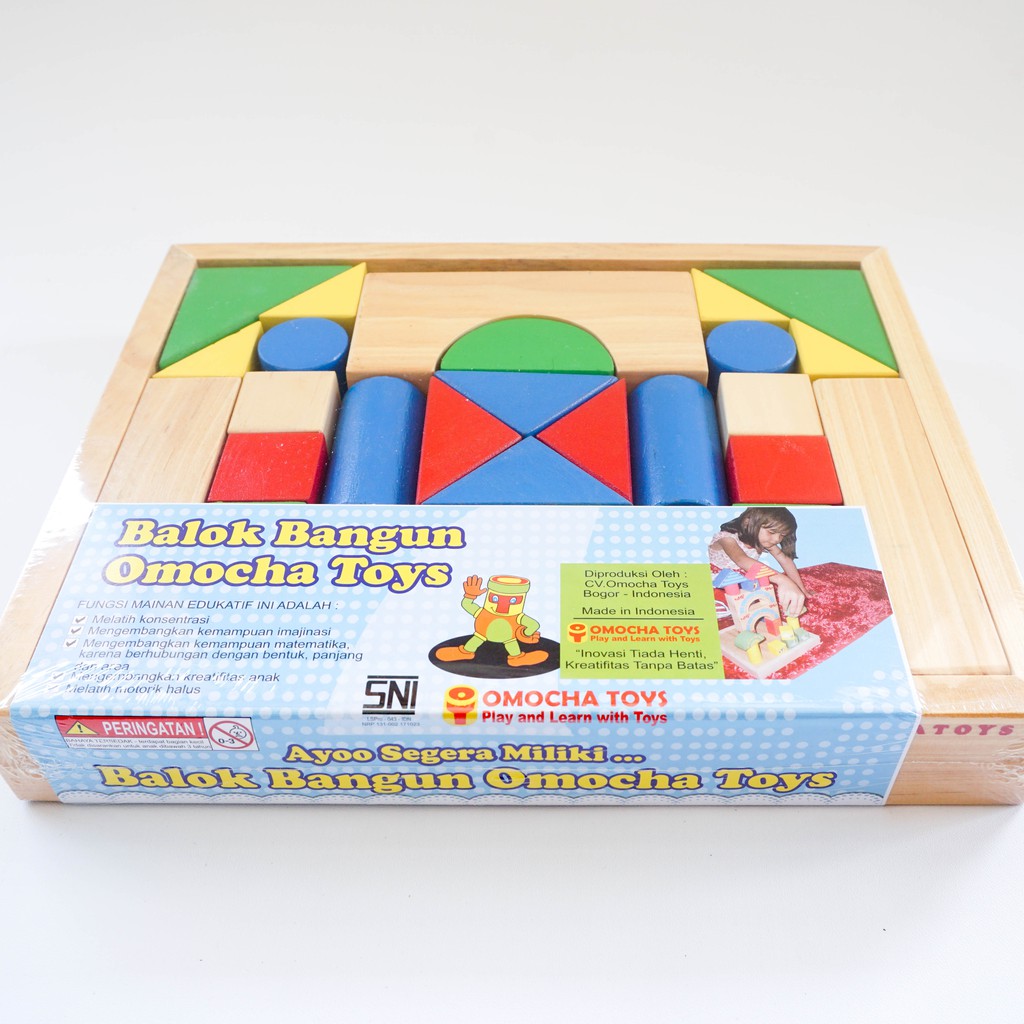 Creativ Blocks - Mainan Kayu Balok