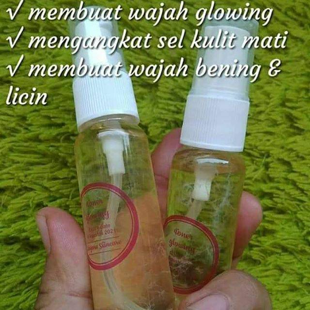 Toner glowing