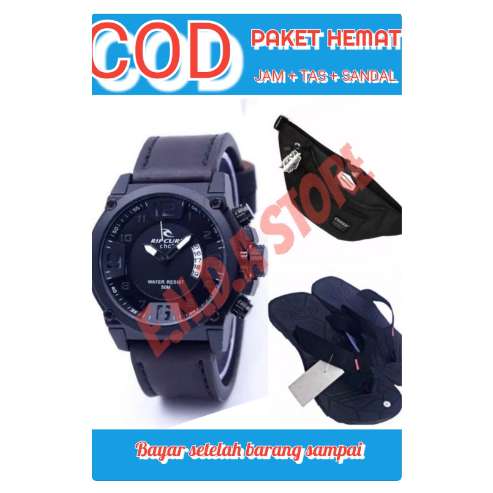 COD Jam tangan pria QS / Tas / Sandal