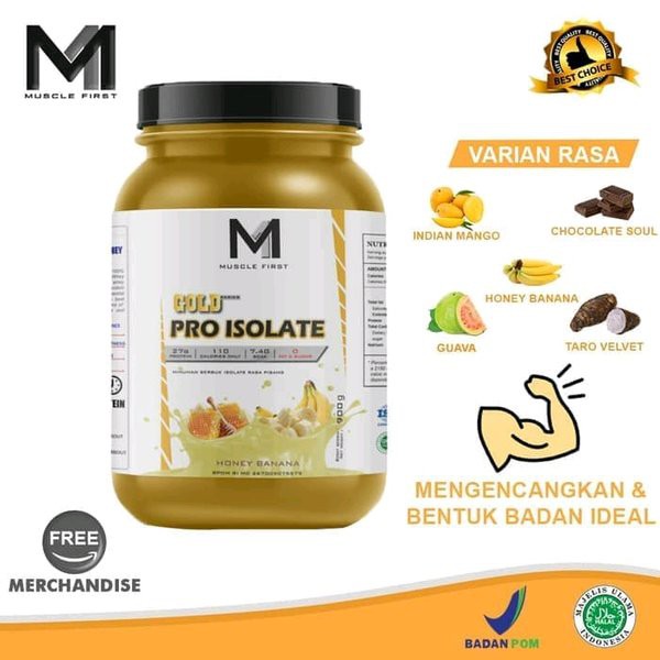 M1 Whey Isolate 900 gram (2Lbs) BPOM HALAL