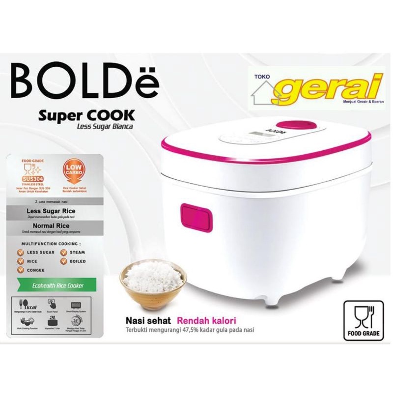 Super Cook Less Sugar BIANCA 2 LTR