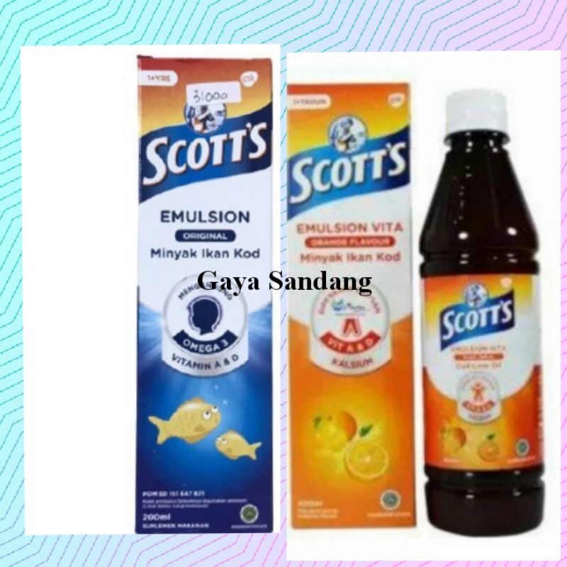 Scotts emulsion 200ml Original