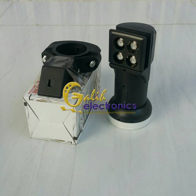 LNB Kuband Quarto Out+Braket