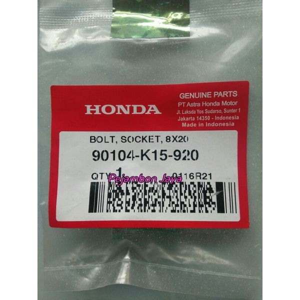 90104K15920 BOLT SOCKET 8X20