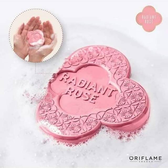 Radiant rose soap bar