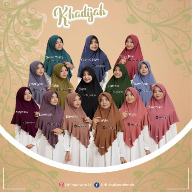 Khimar Khadijah by urfimutiyaro