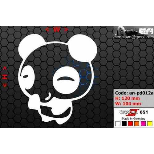 ea cutting sticker / decal Code: an-pd012a ( panda )