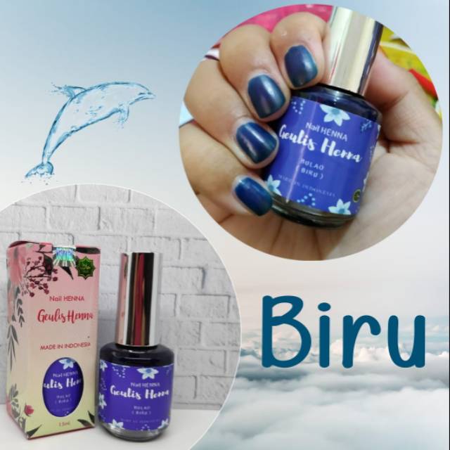 Geulis nail henna (BIRU)