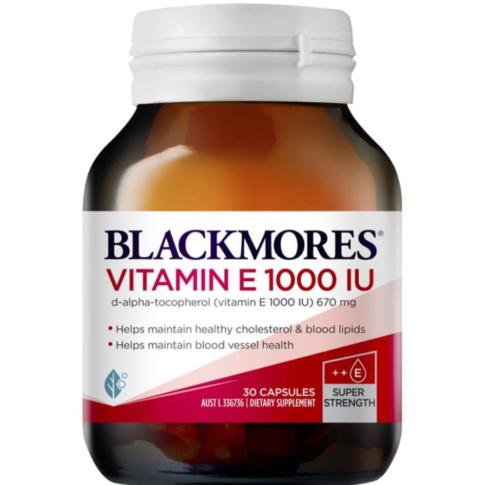 Blackmores Vit E 1000IU - Isi 30 Tablet