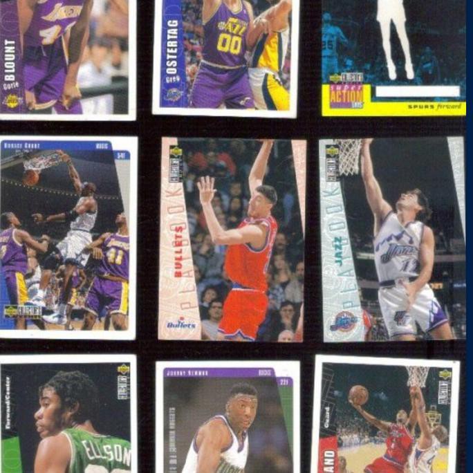 koleksi kartu basket upper deck random Kode 926