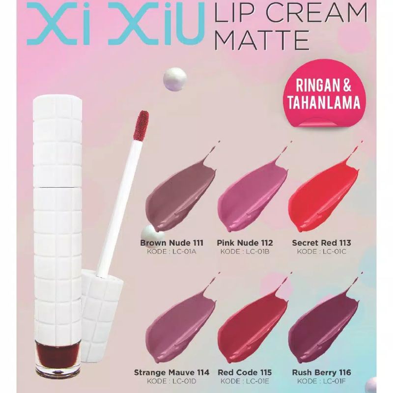 xixiu lipcream matte