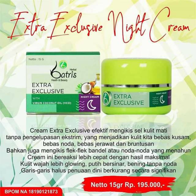 Batris Night Extra Exclusive Cream
