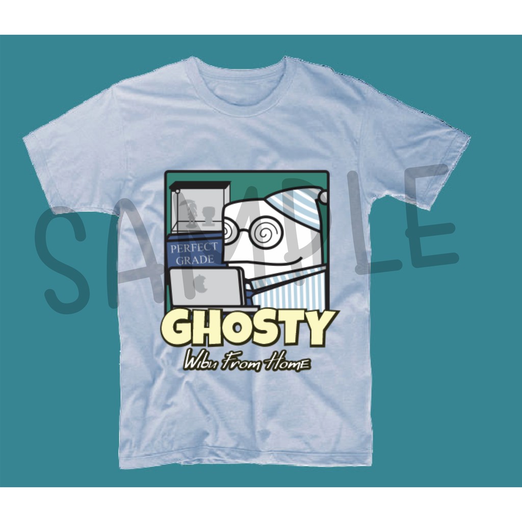 GHOSTY COMIC Tshirt - Wibu From Home