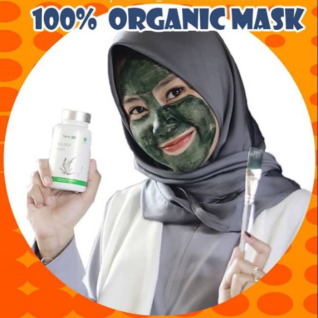 MASKER SPIRULINA 100% ORGANIC