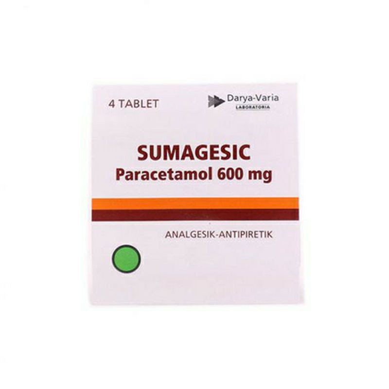 Sumagesic 1strep 4tab obat demam