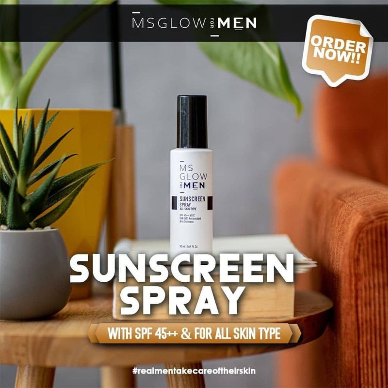 Sunscreen Spray Msglowmen