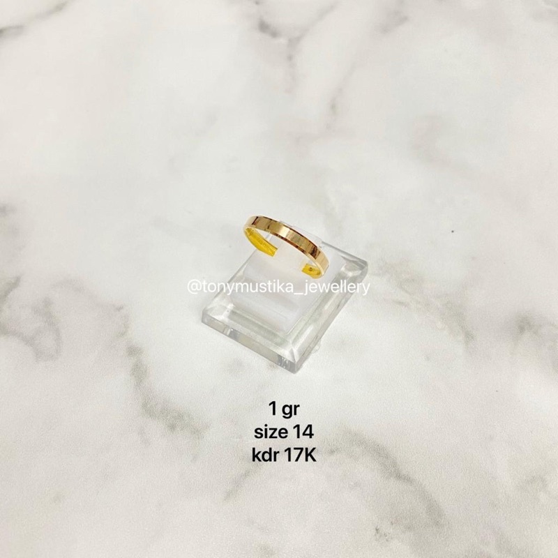 Cincin Kadar 17K