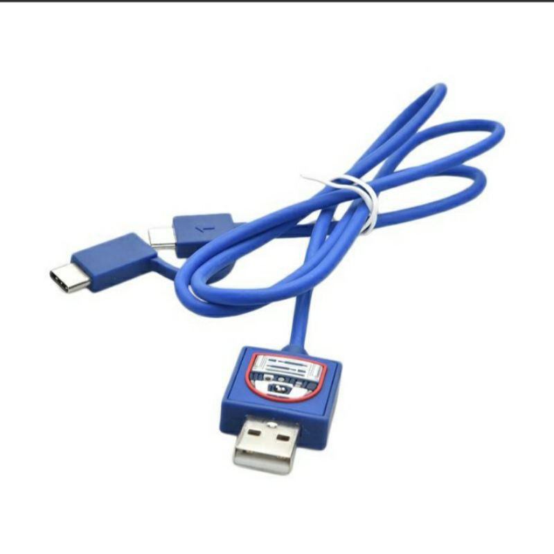 STAR WARS R2 - D2 2 in 1 MiCRO USB & TYPE C KABEL DATA