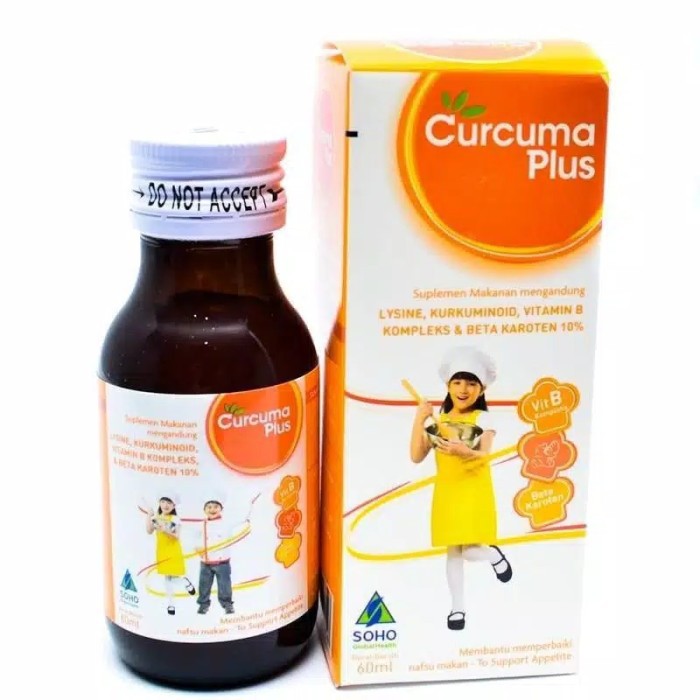 CURCUMA PLUS SYRUP 60 ml (ORANGE)