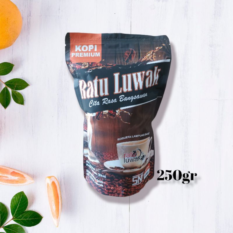 Kopi robusta premium ratu luwak