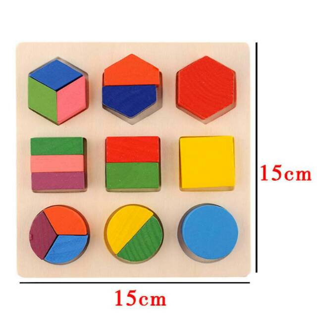 Puzzle 3D geometris