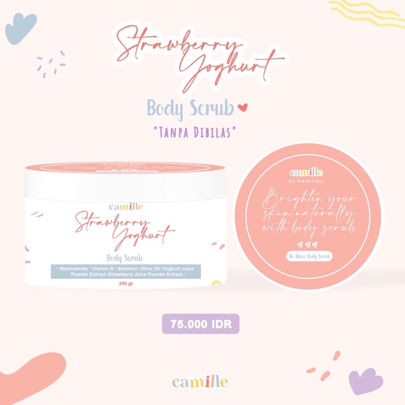 body scrub camille 100 original