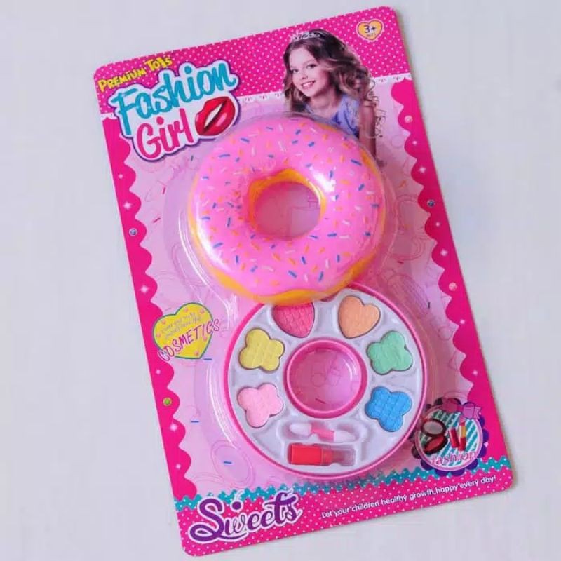 Mainan Anak makeup bentuk donat