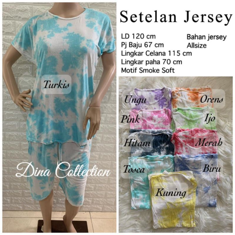 Setelan Jersey Celana Pendek Bali