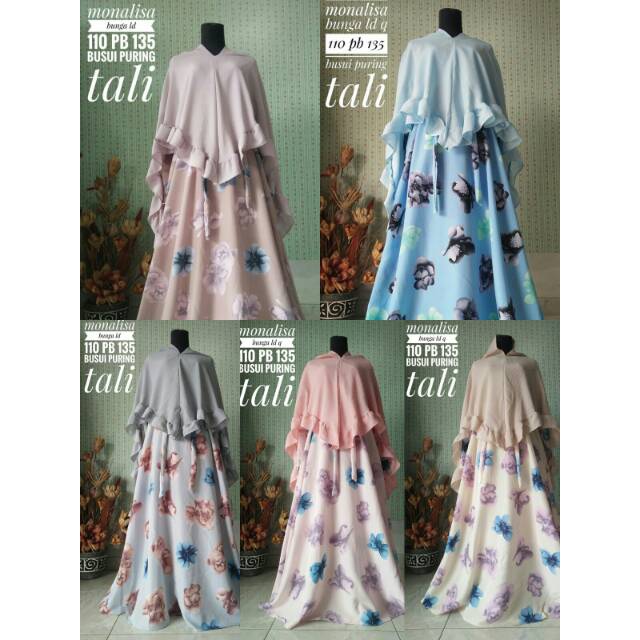Gamis syari set monalisa