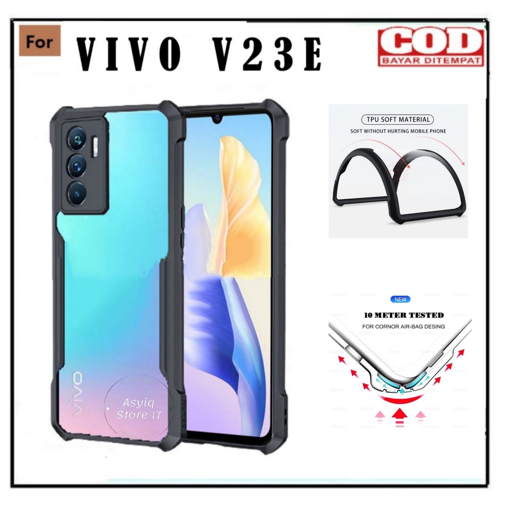 CASE VIVO V23E SOFTCASE SHOCKPROOF TRANSPARAN CAMERA PROTECT CASING